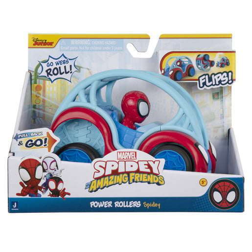 Toys N Tuck:Marvel Spidey And His Amazing Friends Power Rollers - Spidey,Marvel