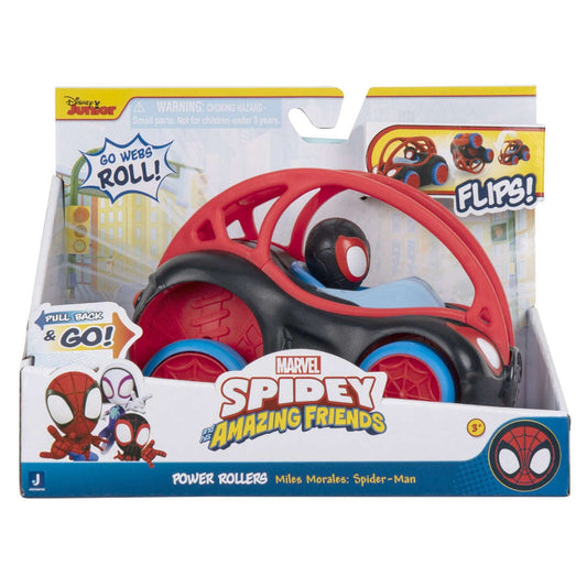 Toys N Tuck:Marvel Spidey And His Amazing Friends Power Rollers - Miles Morales Spider-Man,Marvel