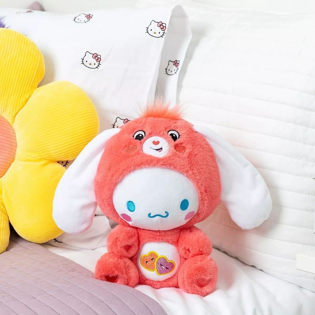 Care Bears Hello Kitty and Friends 30cm Cinnamoroll Love-A-Lot Bear