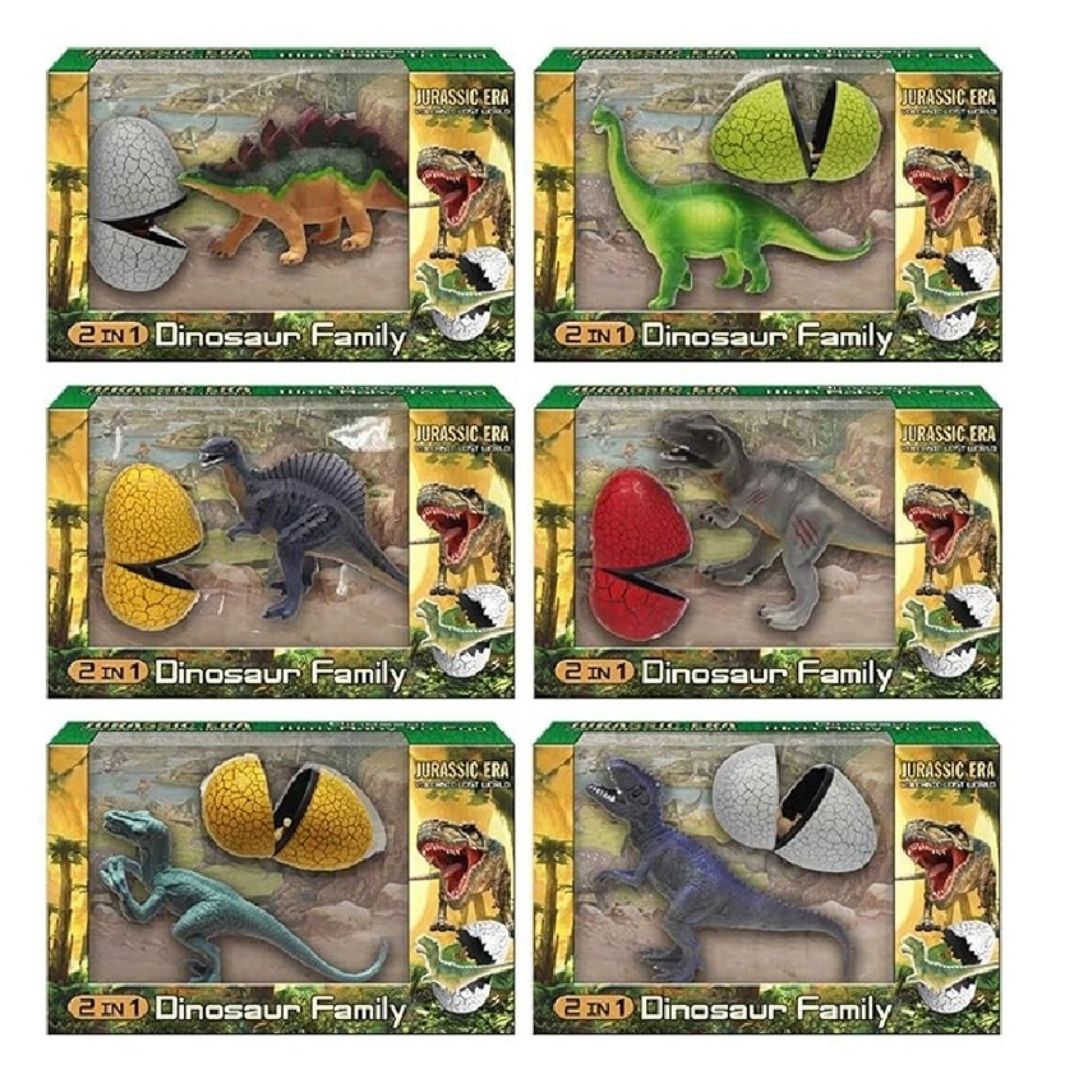Jurassic Era 2in1 Dinosaur Family (Assorted Styles)