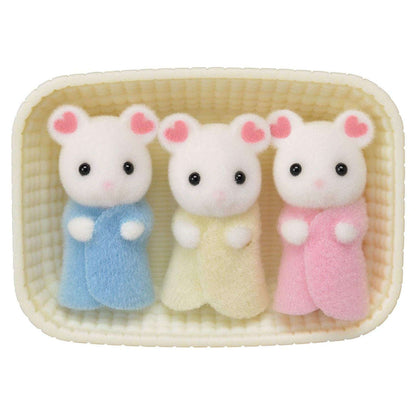 Toys N Tuck:Sylvanian Families Marshmallow Mouse Triplets,Sylvanian Families