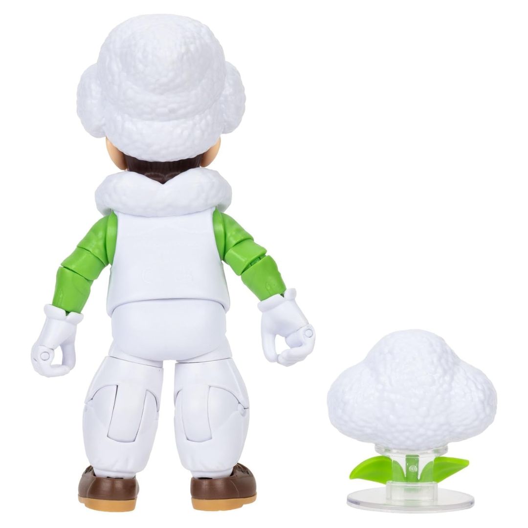 Nintendo Super Mario Galaxy Movie Cloud Luigi with Cloud Action Figure