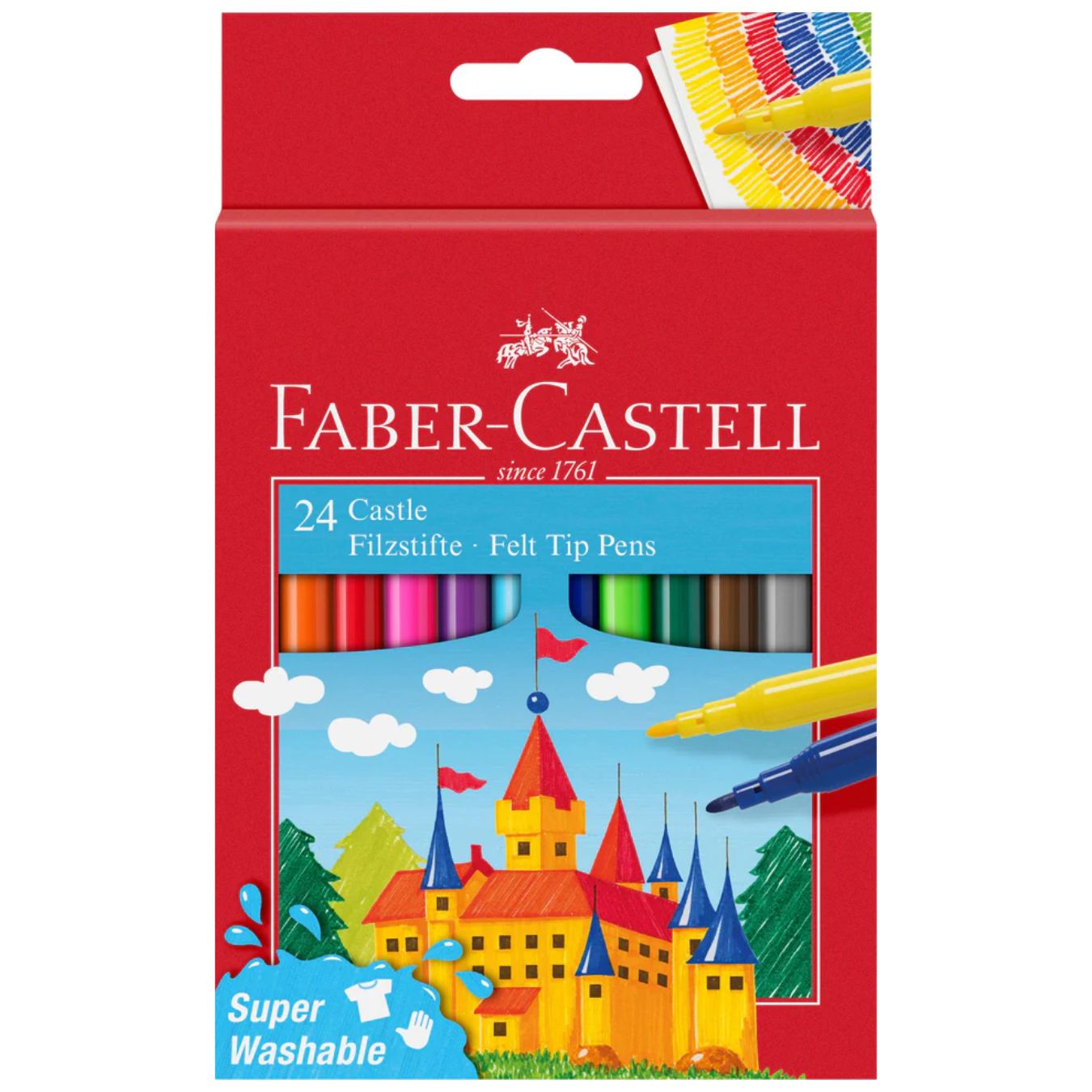 Faber-Castell Castle Felt Tips 24 Pack