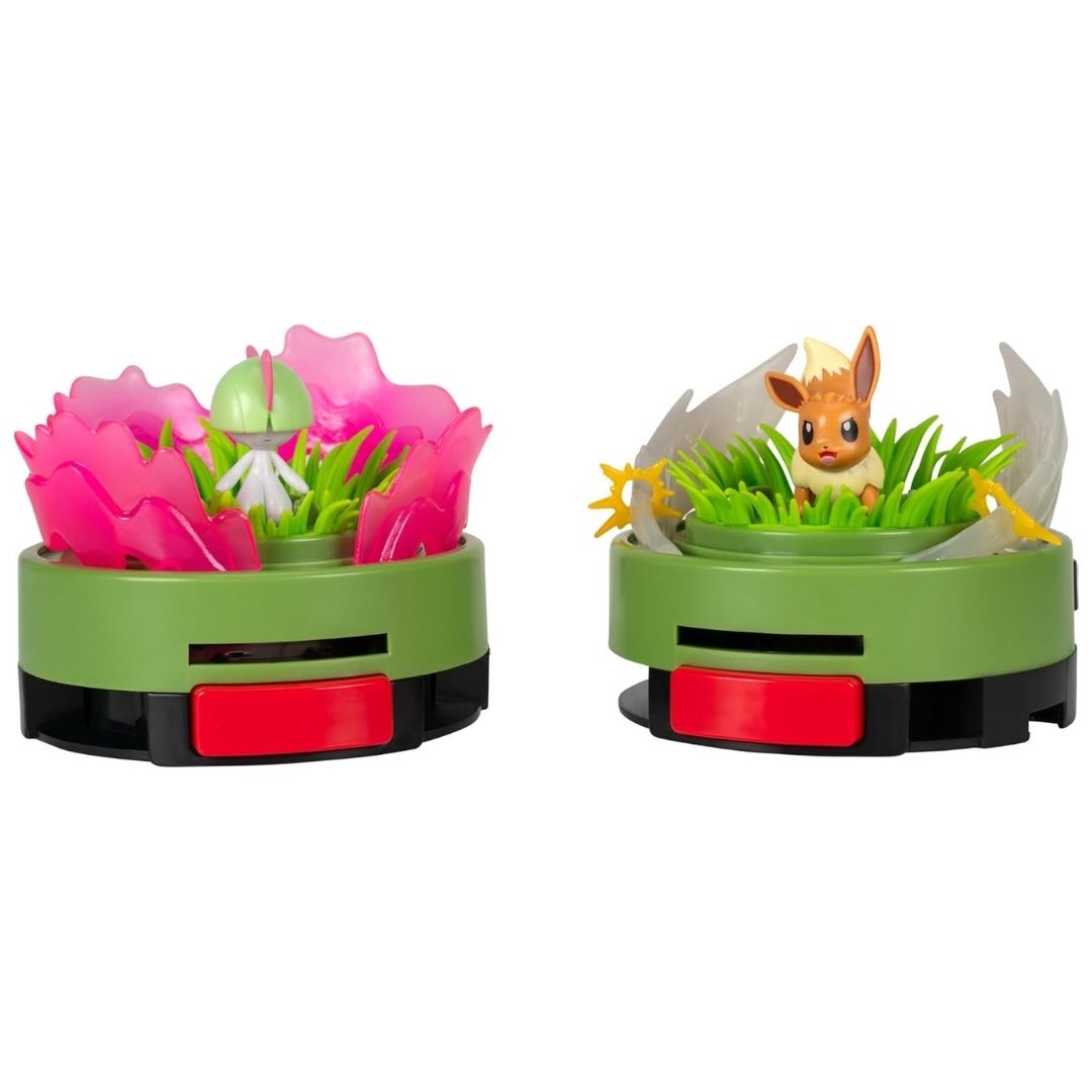Pokémon Battle Disk Showdown - Eevee Vs. Ralts