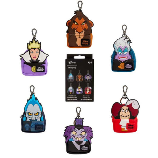 Funko Loungefly Disney Villains Mystery Mini Backpack Bag Charm