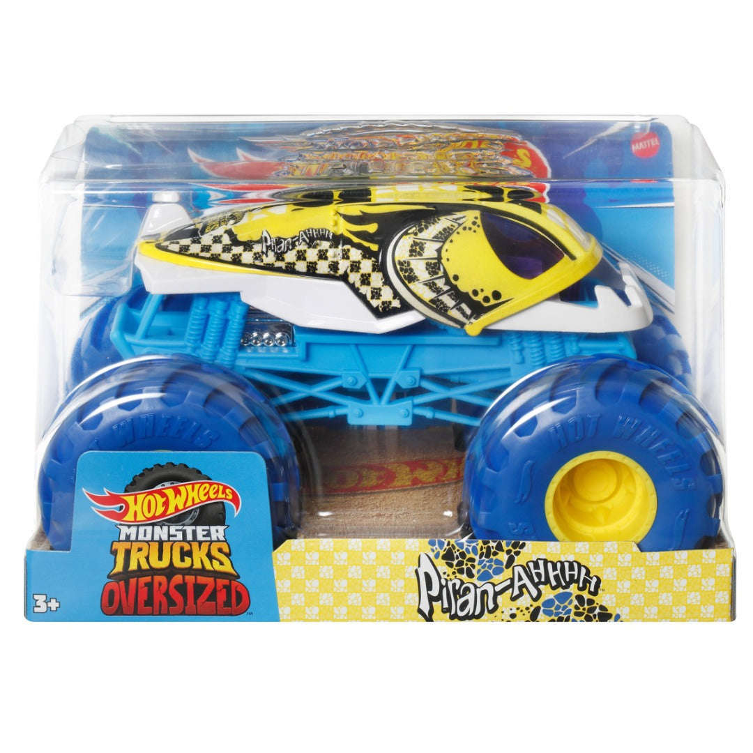 Toys N Tuck:Hot Wheels Monster Trucks Oversized - Piran-Ahhhh,Hot Wheels