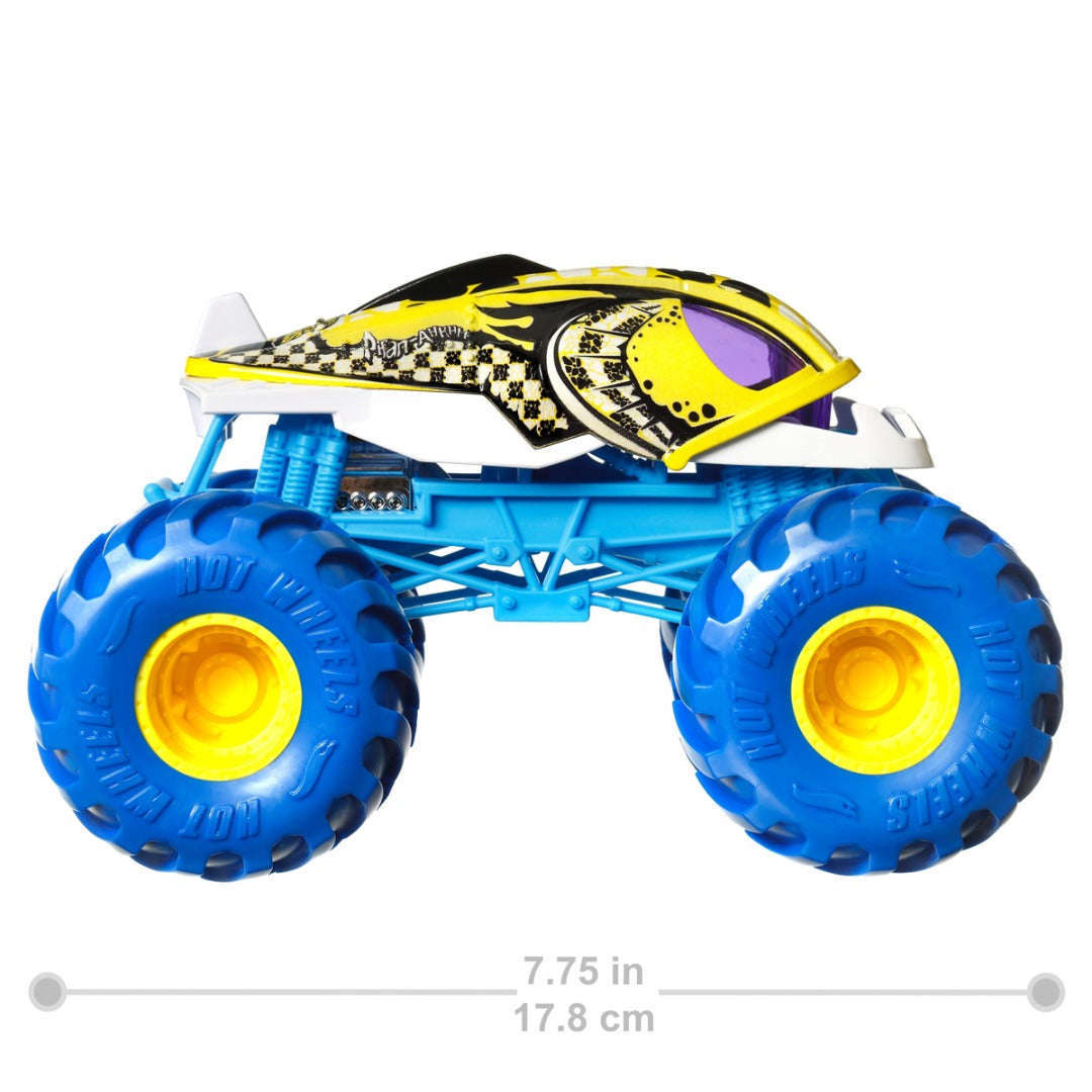 Toys N Tuck:Hot Wheels Monster Trucks Oversized - Piran-Ahhhh,Hot Wheels