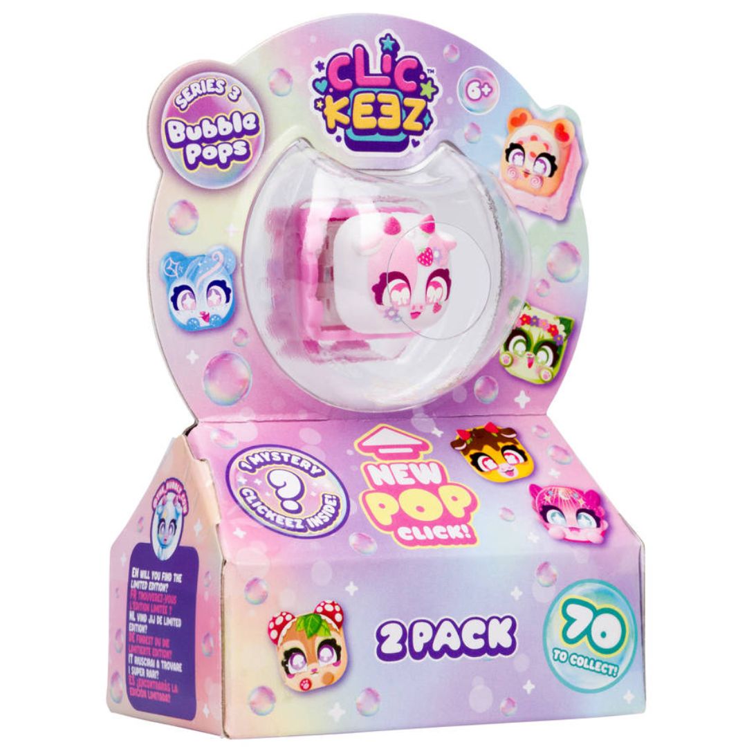 Clickees Mystery Bubble Pops 2 Pack Series 3