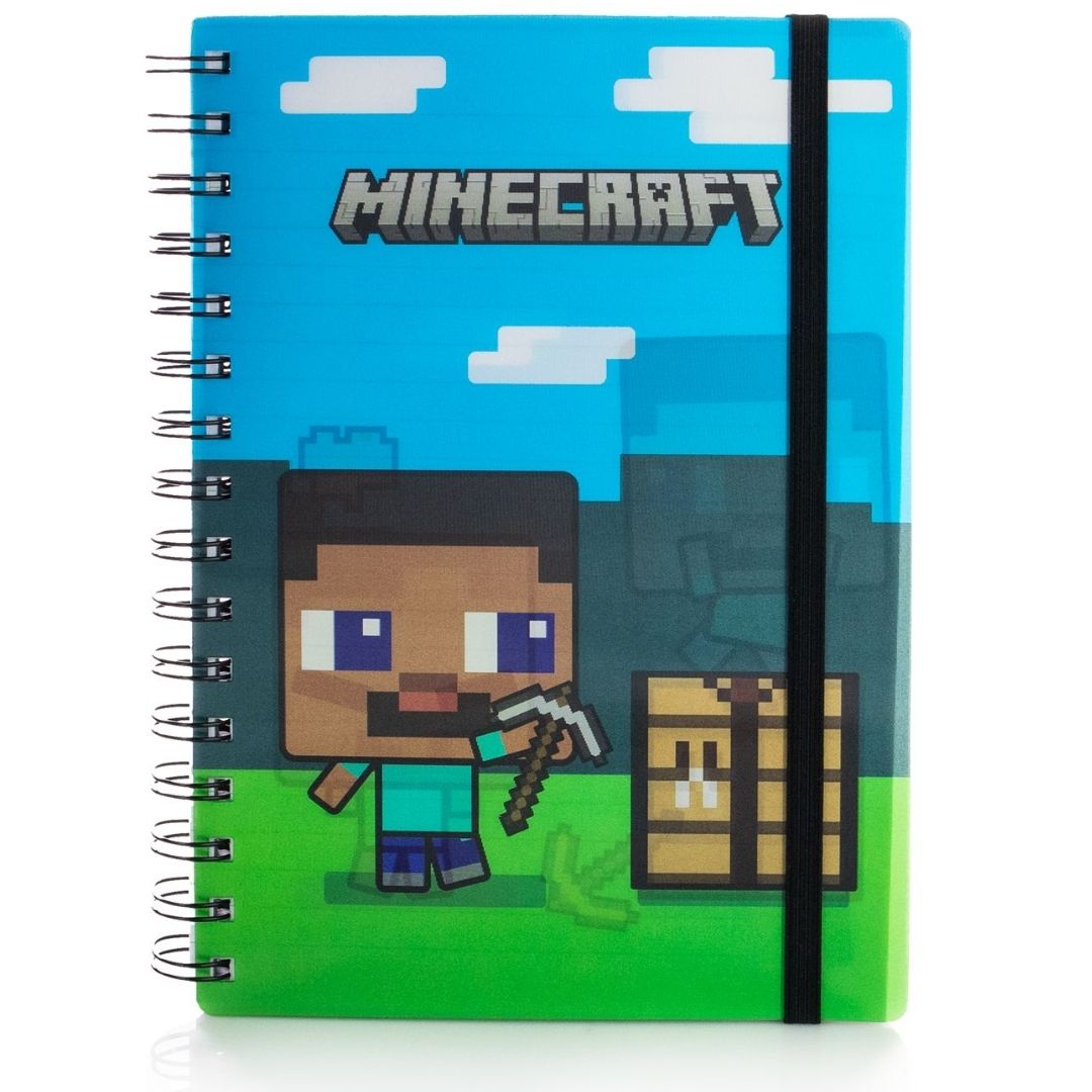 Minecraft Chibi Steve 3D Notebook