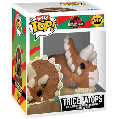 Bitty Pop! Jurassic Park 4 Pack - Ellie Sattler, Ian Malcolm, Triceratops, Brachiosaurus