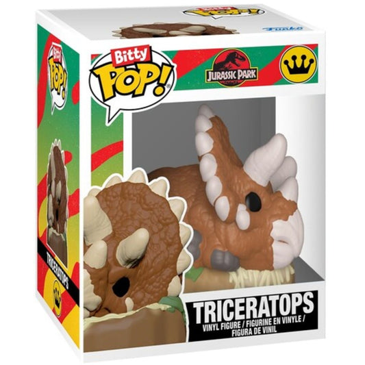 Bitty Pop! Jurassic Park 4 Pack - Ellie Sattler, Ian Malcolm, Triceratops, Brachiosaurus