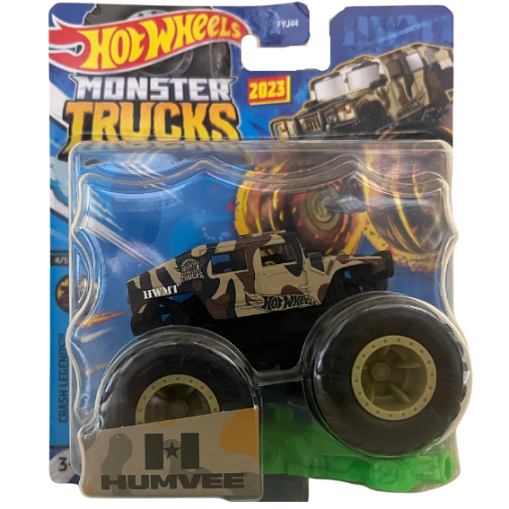 Toys N Tuck:Hot Wheels Monster Trucks - Humvee,Hot Wheels