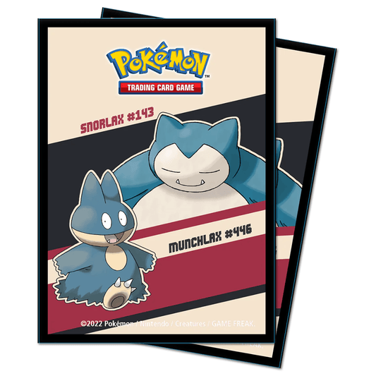 Toys N Tuck:Pokemon Ultra Pro Deck Protector Sleeves - Snorlax and Munchlax,Pokemon