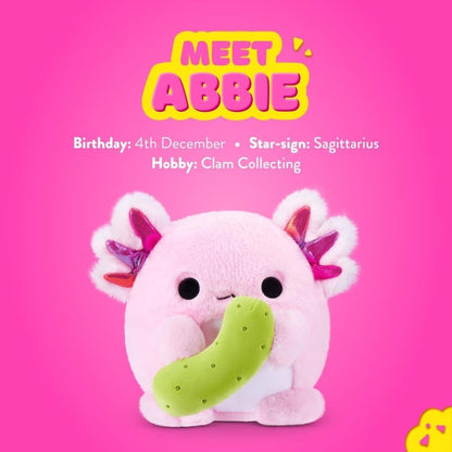 Zuru Snackles Abbie the Axolotl with Pickle