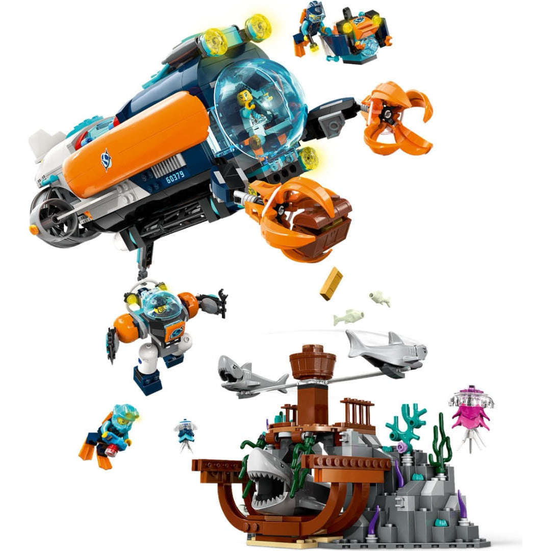 Toys N Tuck:Lego 60379 City Deep-Sea Explorer Submarine,Lego City