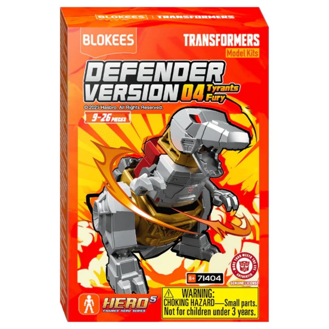 Blokees Transformers Defender Version 04 Tyrant's Fury Mystery Model Kit