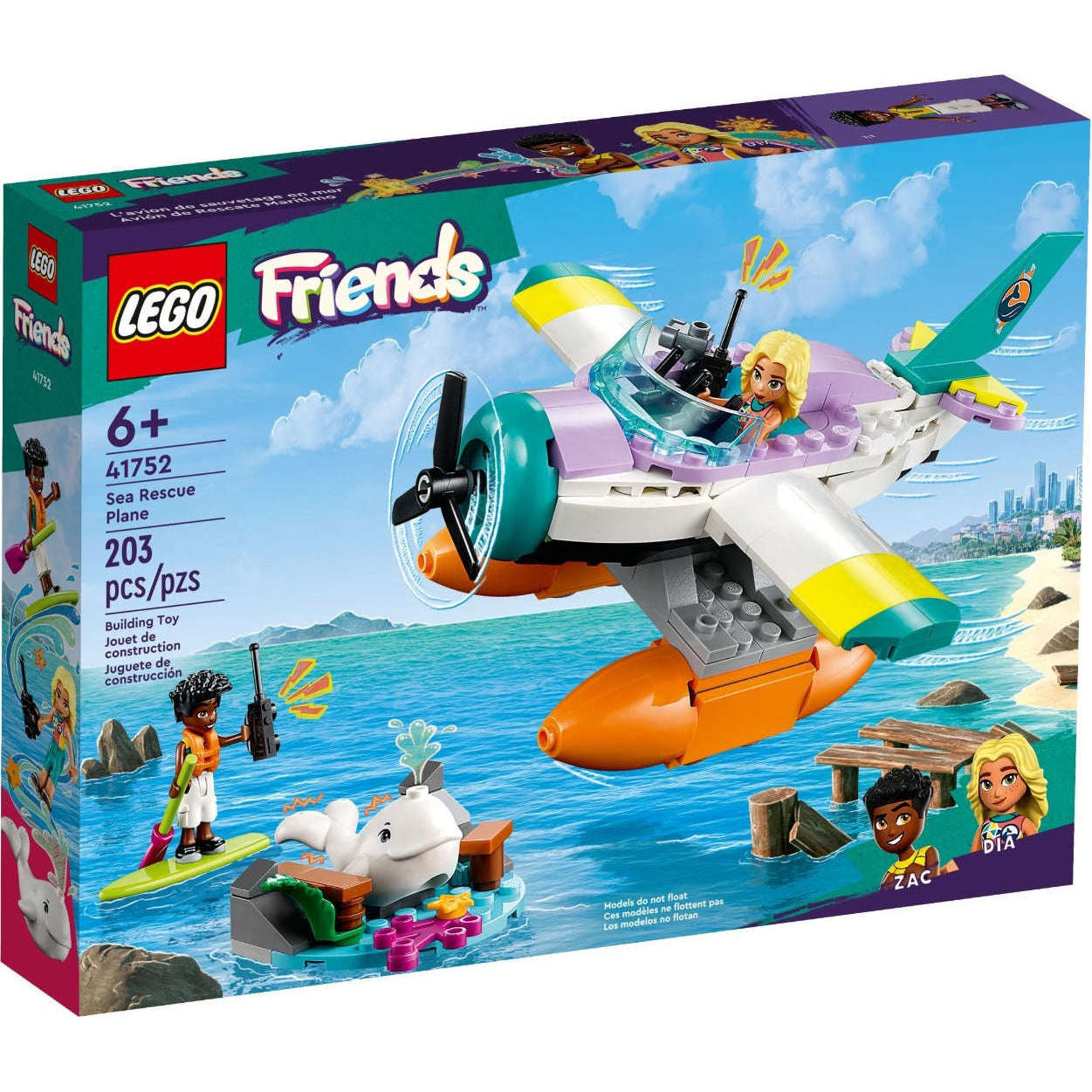 Toys N Tuck:Lego 41752 Friends Sea Rescue Plane,Lego Friends