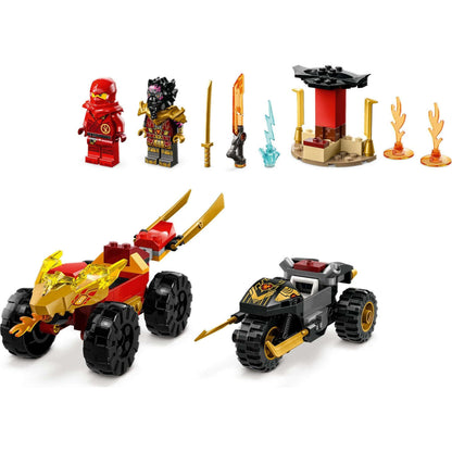 Toys N Tuck:Lego 71789 Ninjago Kai and Ras's Car and Bike Battle,Lego Ninjago