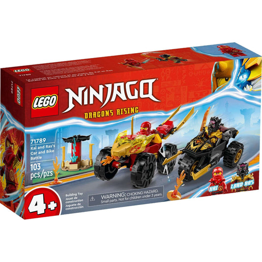Toys N Tuck:Lego 71789 Ninjago Kai and Ras's Car and Bike Battle,Lego Ninjago
