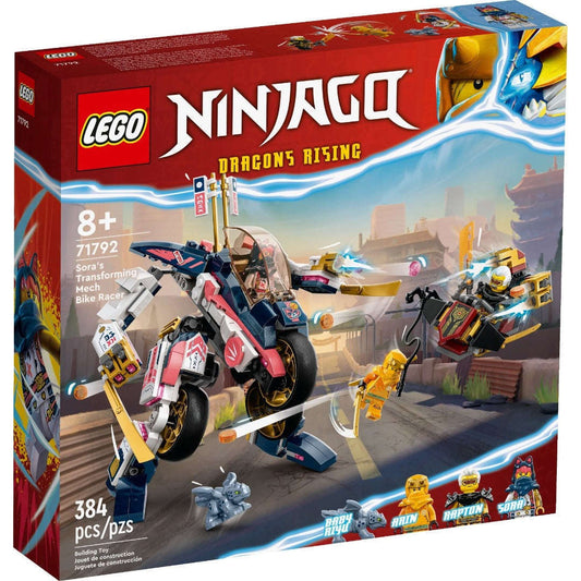 Toys N Tuck:Lego 71792 Ninjago Sora's Transforming Mech Bike Racer,Lego Ninjago