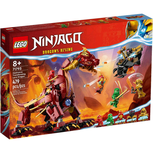 Toys N Tuck:Lego 71793 Ninjago Heatwave Transforming Lava Dragon,Lego Ninjago
