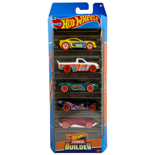 Toys N Tuck:Hot Wheels 5 Vehicle Pack - Track Builder (HLY69),Hot Wheels