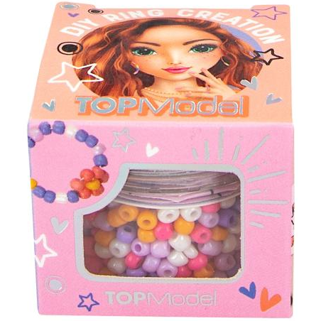 Toys N Tuck:Depesche Top Model DIY Ring Creation - Purple/Lilac/Pink/White/Yellow.,Top Model