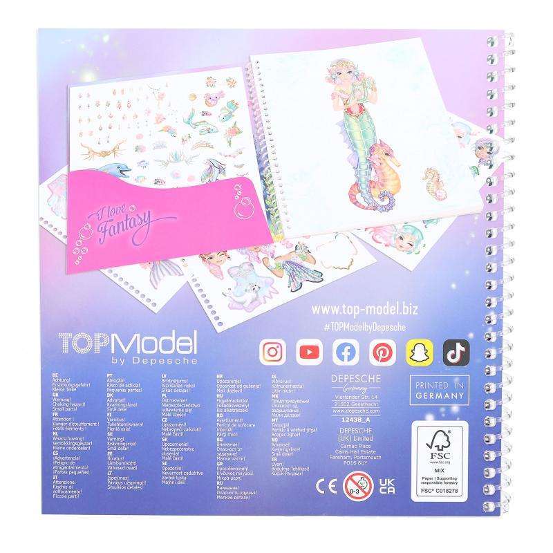 Toys N Tuck:Depesche Top Model Dress Me Up - Mermaid,Top Model