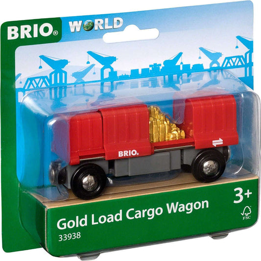Toys N Tuck:Brio 33938 Gold Load Cargo Wagon,Brio