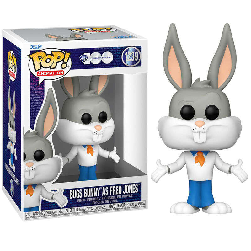 Toys N Tuck:Pop! Vinyl - WB 100 - Bugs Bunny As Fred Jones 1239,Looney Tunes