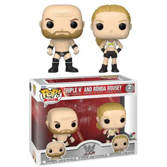 Toys N Tuck:Pop! Vinyl - WWE - Triple H And Ronda Rousey 2 Pack,WWE