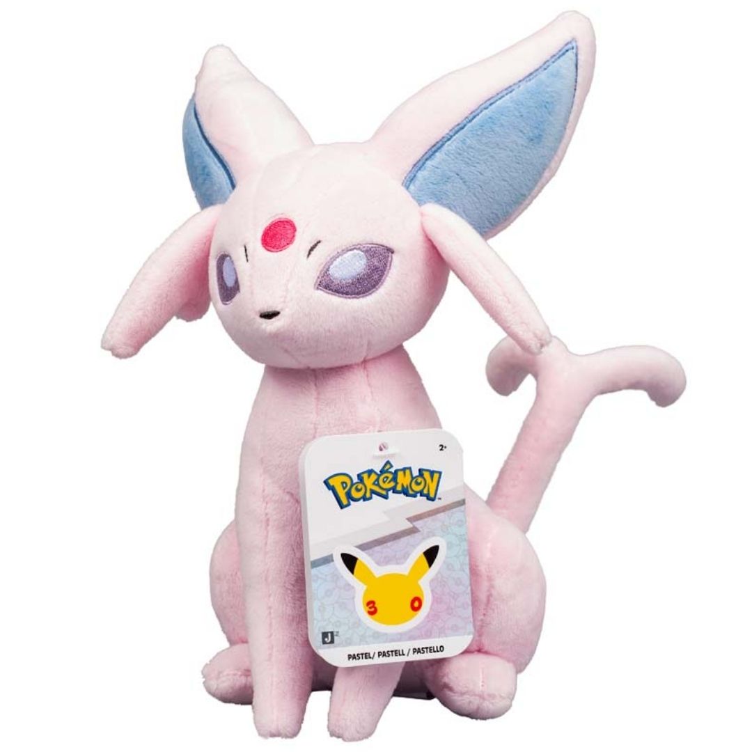 Pokemon 8 Inch Plush - Espeon Pastel (30th Anniversary)