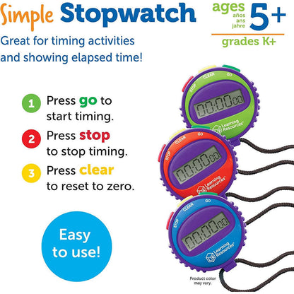 Toys N Tuck:Simple Stopwatch,Learning Resources