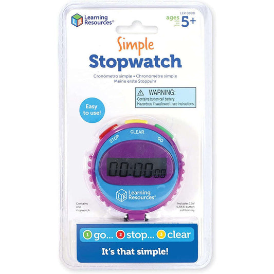 Toys N Tuck:Simple Stopwatch,Learning Resources