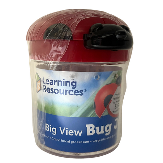 Toys N Tuck:Big View Bug Jar - Red,Learning Resources