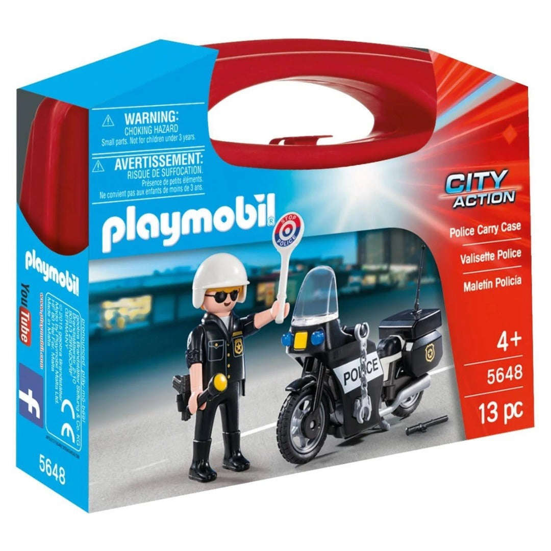 Toys N Tuck:Playmobil 5648 City Action Police Carry Case,Playmobil