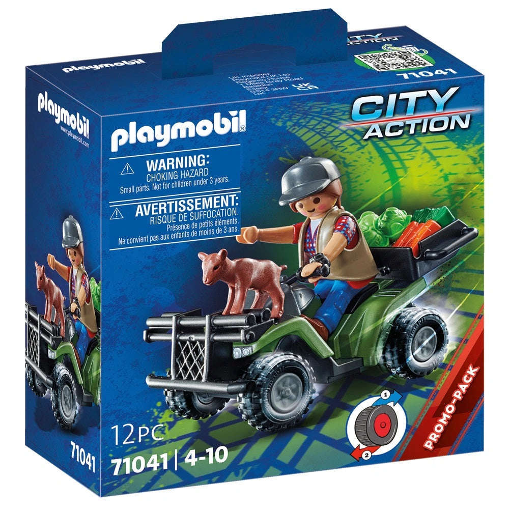 Toys N Tuck:Playmobil 71041 City Action Farm Quad,Playmobil