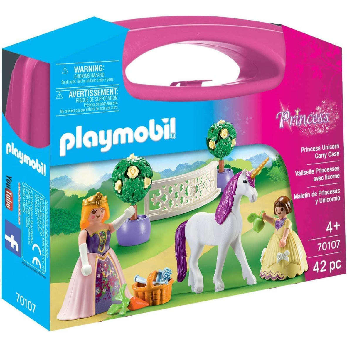 Toys N Tuck:Playmobil 70107 Princess Unicorn Carry Case,Playmobil