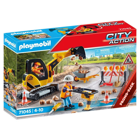 Toys N Tuck:Playmobil 71045 City Action Road Construction,Playmobil
