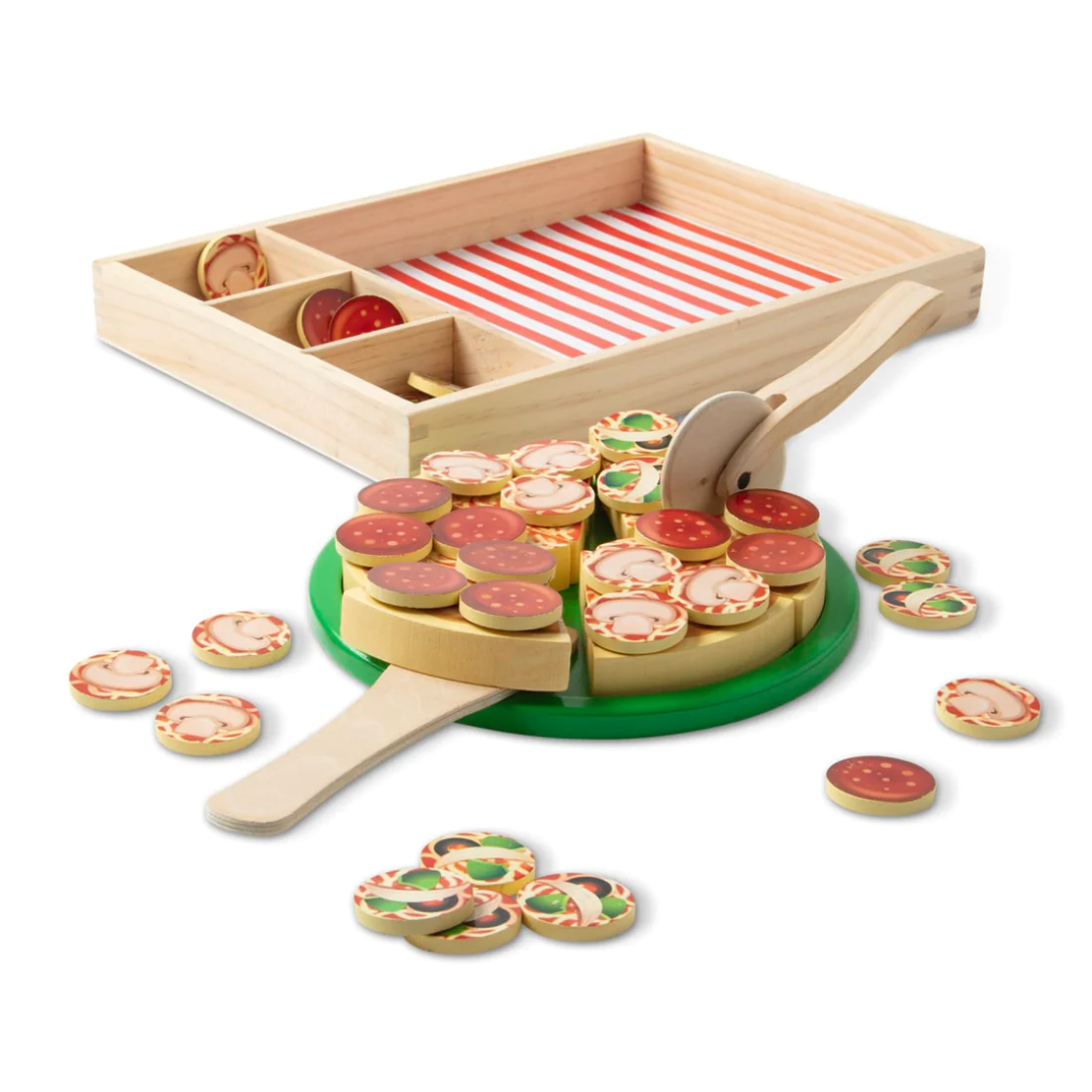 Toys N Tuck:Melissa & Doug Wooden Pizza,Melissa