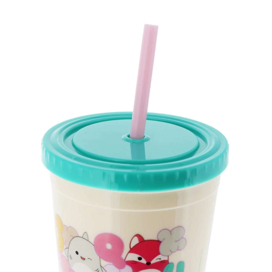 Squishmallows With Straw Tumblers