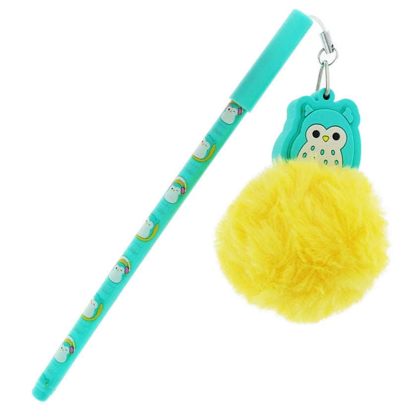 Toys N Tuck:Squishmallows Pom Pom Pen - Wilson the Owl,Squishmallows