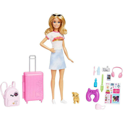 Toys N Tuck:Barbie Malibu Travel Set With Puppy,Barbie