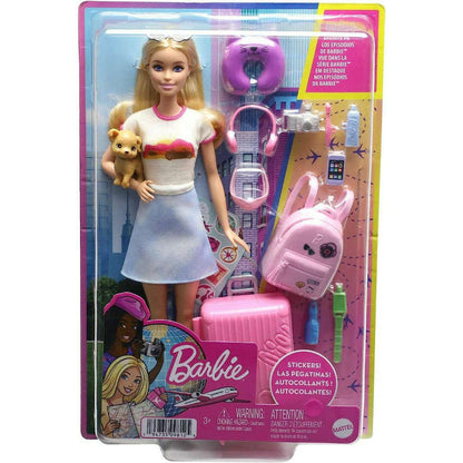 Toys N Tuck:Barbie Malibu Travel Set With Puppy,Barbie