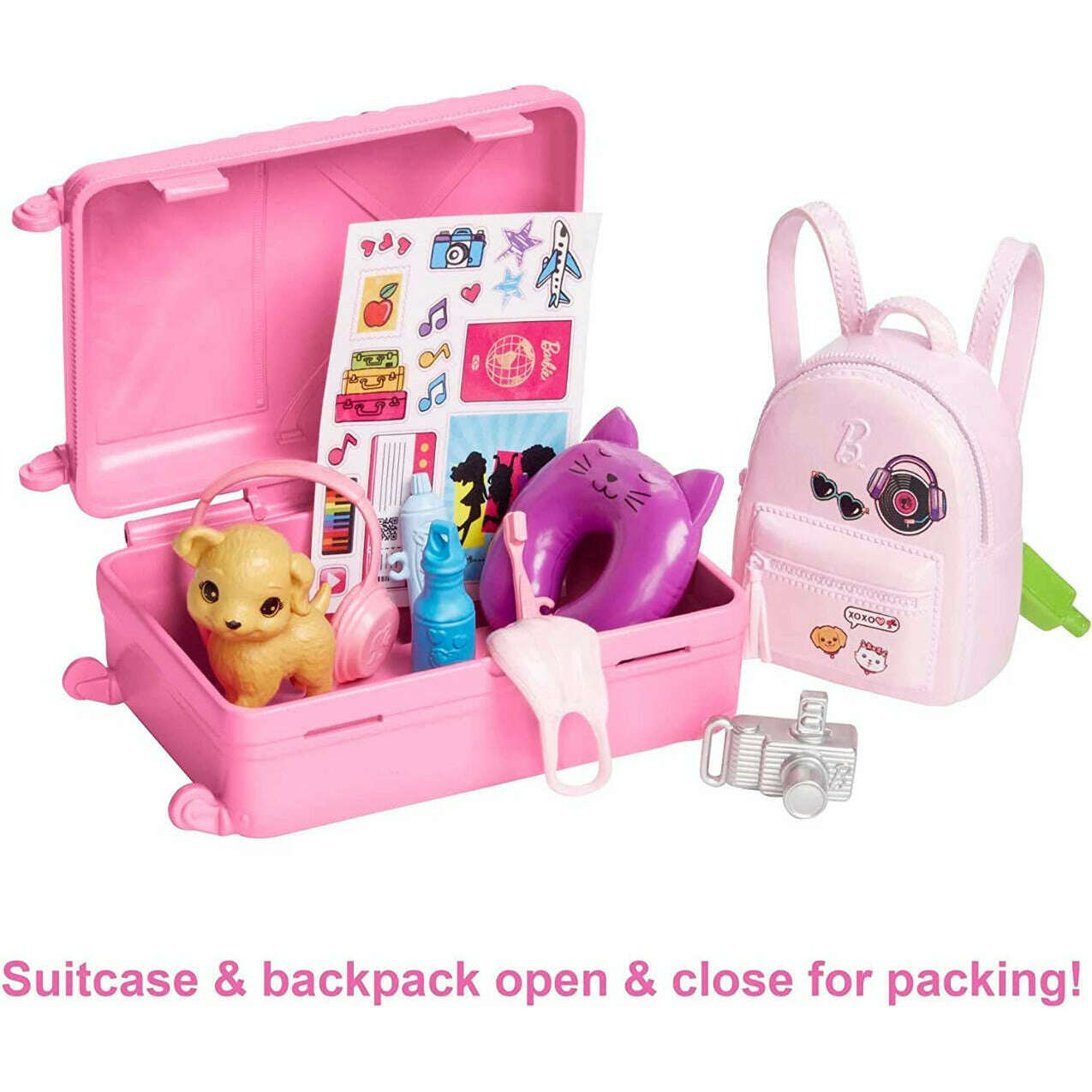 Toys N Tuck:Barbie Malibu Travel Set With Puppy,Barbie