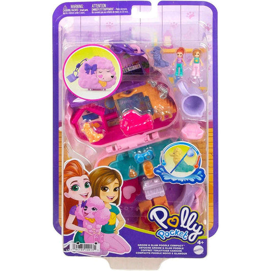 Toys N Tuck:Polly Pocket Groom & Glam Poodle Compact,Polly Pocket