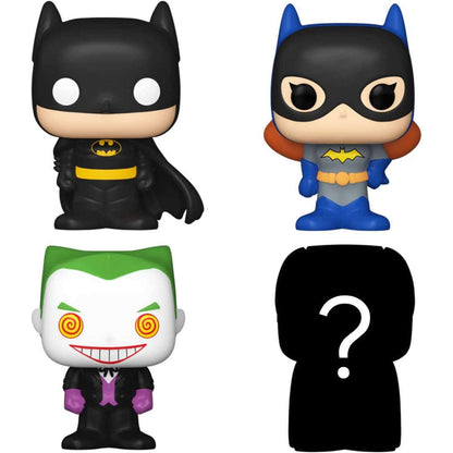 Toys N Tuck:Bitty Pop! DC 4 Pack - The Joker, Batgirl, Batman and Mystery Bitty,DC