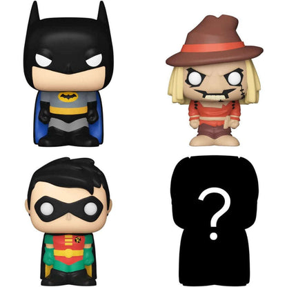 Toys N Tuck:Bitty Pop! DC 4 Pack - Batman, Robin, Scarecrow and Mystery Bitty,DC