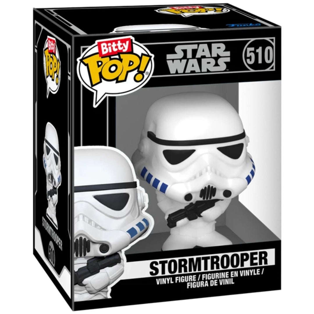 Toys N Tuck:Bitty Pop! Star Wars 4 Pack - Darth Vader, Stormtrooper, Tie Fighter Pilot and Mystery Bitty,Star Wars