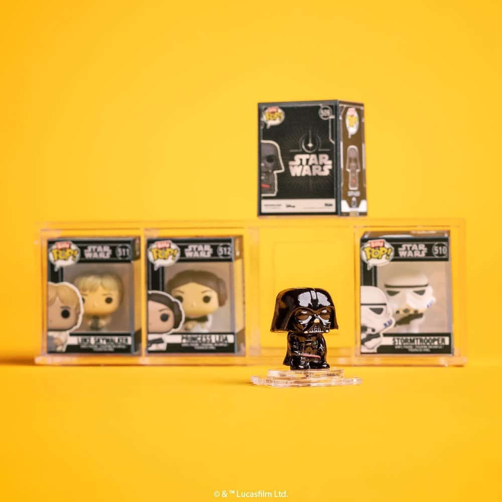 Toys N Tuck:Bitty Pop! Star Wars 4 Pack - Darth Vader, Stormtrooper, Tie Fighter Pilot and Mystery Bitty,Star Wars